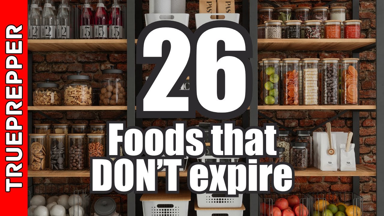 26 Foods You Can Stockpile That Never Expire