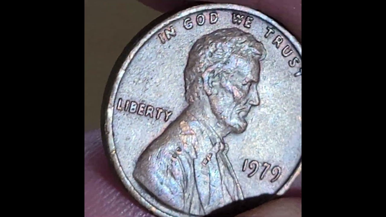 ✝️ PENNY #6 1979 CENT WITH TWO SETS OF BAGGED MARKS 😖 595