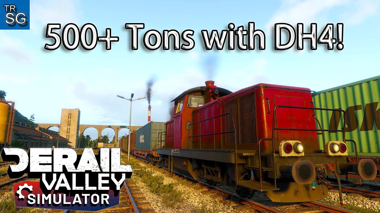 Derail Valley Simulator - Hauling Over 500 Tons with DH4! #16