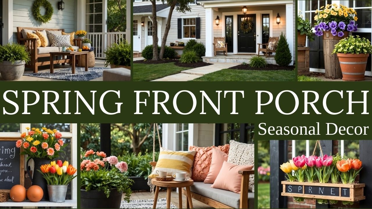 Spring Front Porch Decor Ideas 2025 🌿 | Budget-Friendly Ways to Refresh Your Entryway