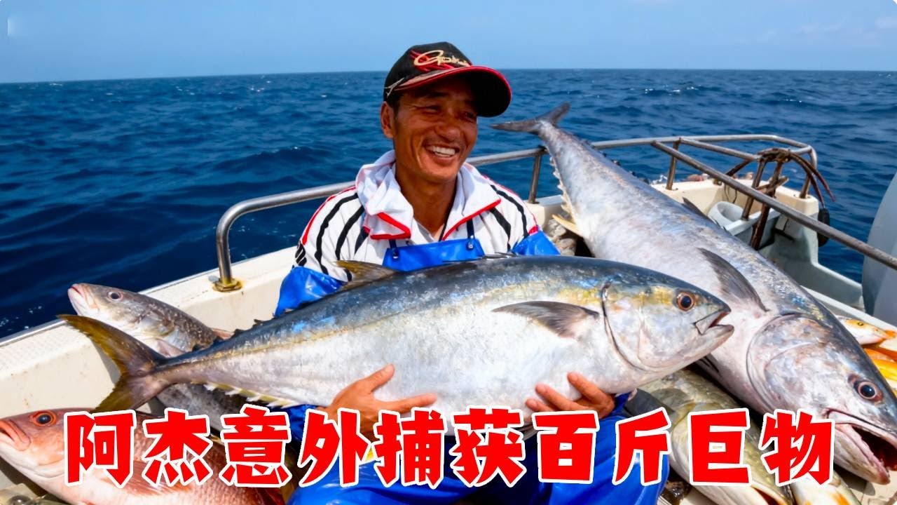 阿杰今天放12筐，900多枚鱼钩全扔海里，海货直接爆仓，又卖3000多