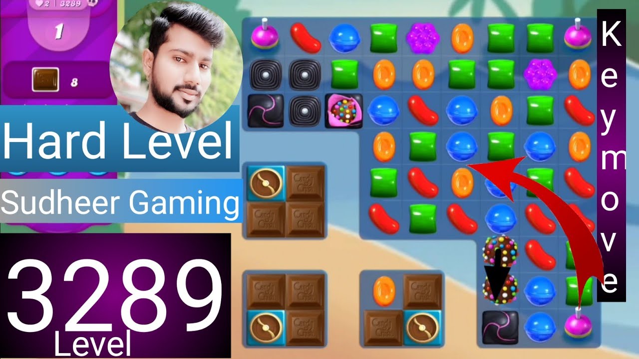 Candy crush saga level 3289 । No boosters । Hard level । Candy crush 3289 help । Sudheer Gaming