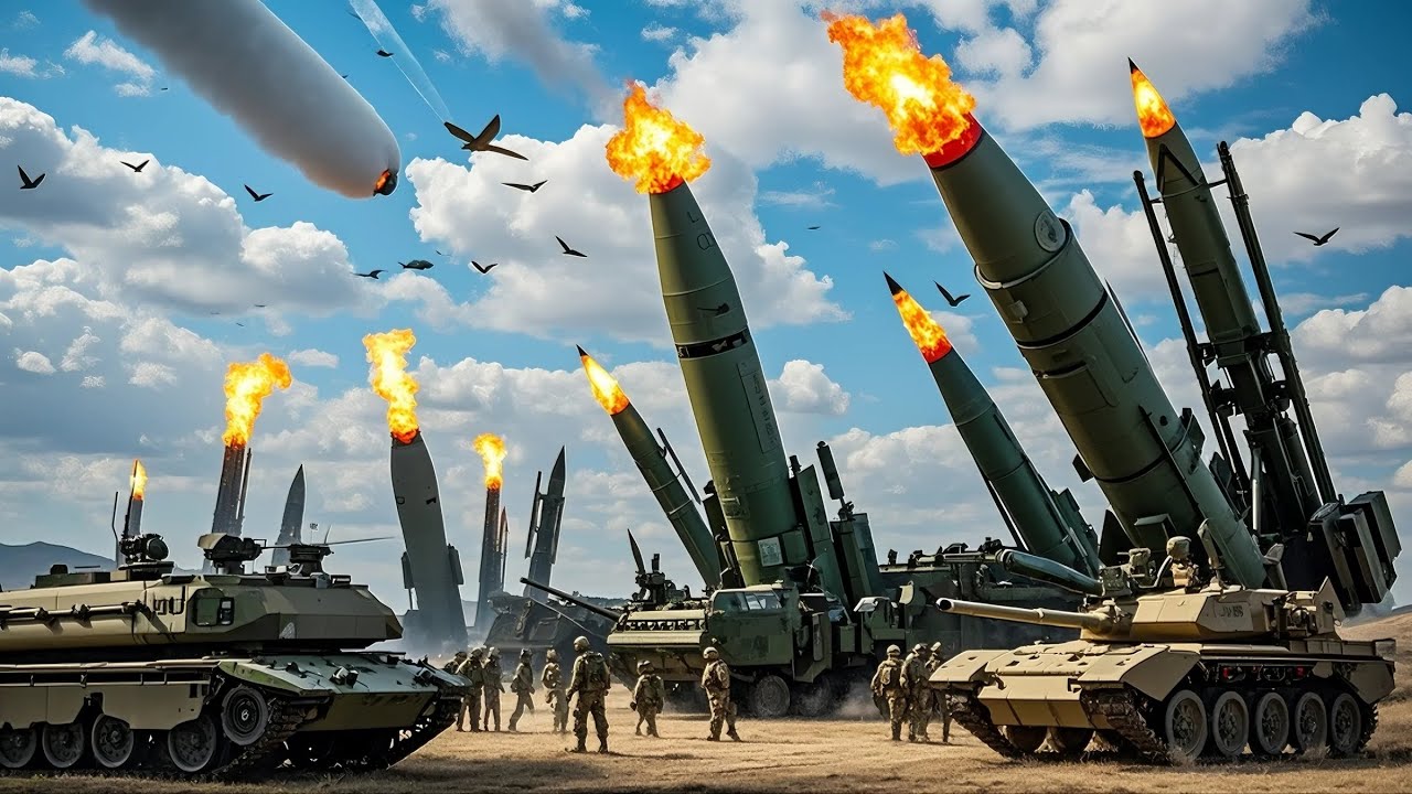 Just now! Russia deployed 150 giant missiles to destroy cities in Ukraine   -ARMA 3