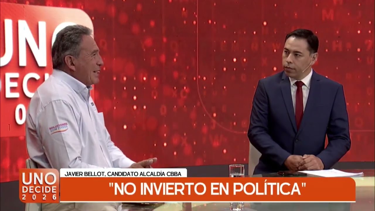 Conoce a Javier Bellot candidato a la Alcaldía de CBBA
