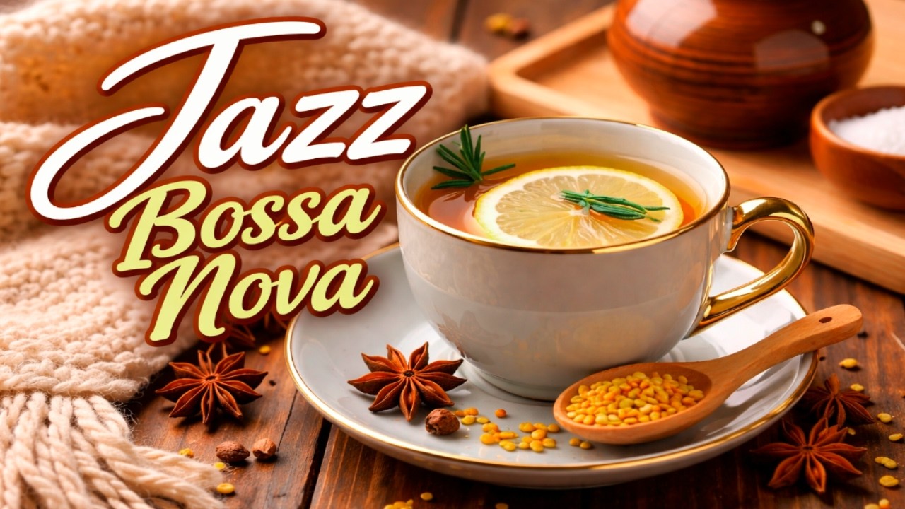Relaxing Cafe Jazz ☕ Smooth Bossa Nova Music for Study, Work & Cozy Tea Time