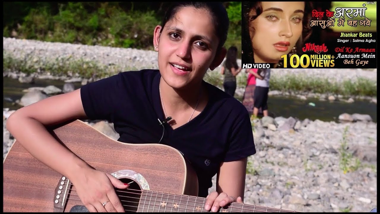 Dil Ke Armaan Aasuon Mein Beh Gaye Guitar Lesson | Easy Guitar Chords Lesson | Music Wale