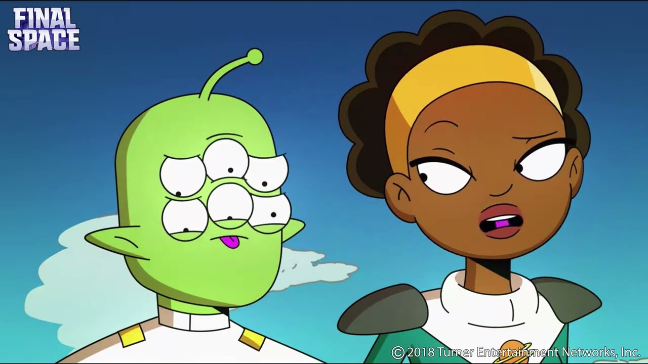 Look me in the eye... Now shu&dagger; up! - Final Space
