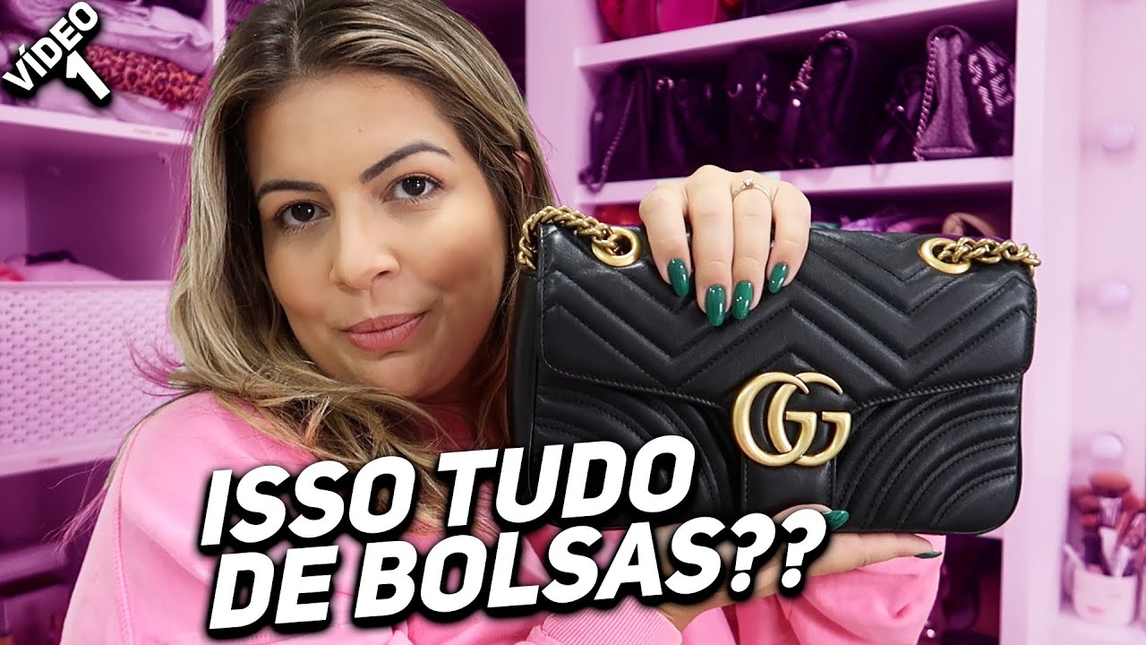 TOUR *atualizado* PELAS MINHAS BOLSAS - MOSTREI TODAS QUE EU TENHO