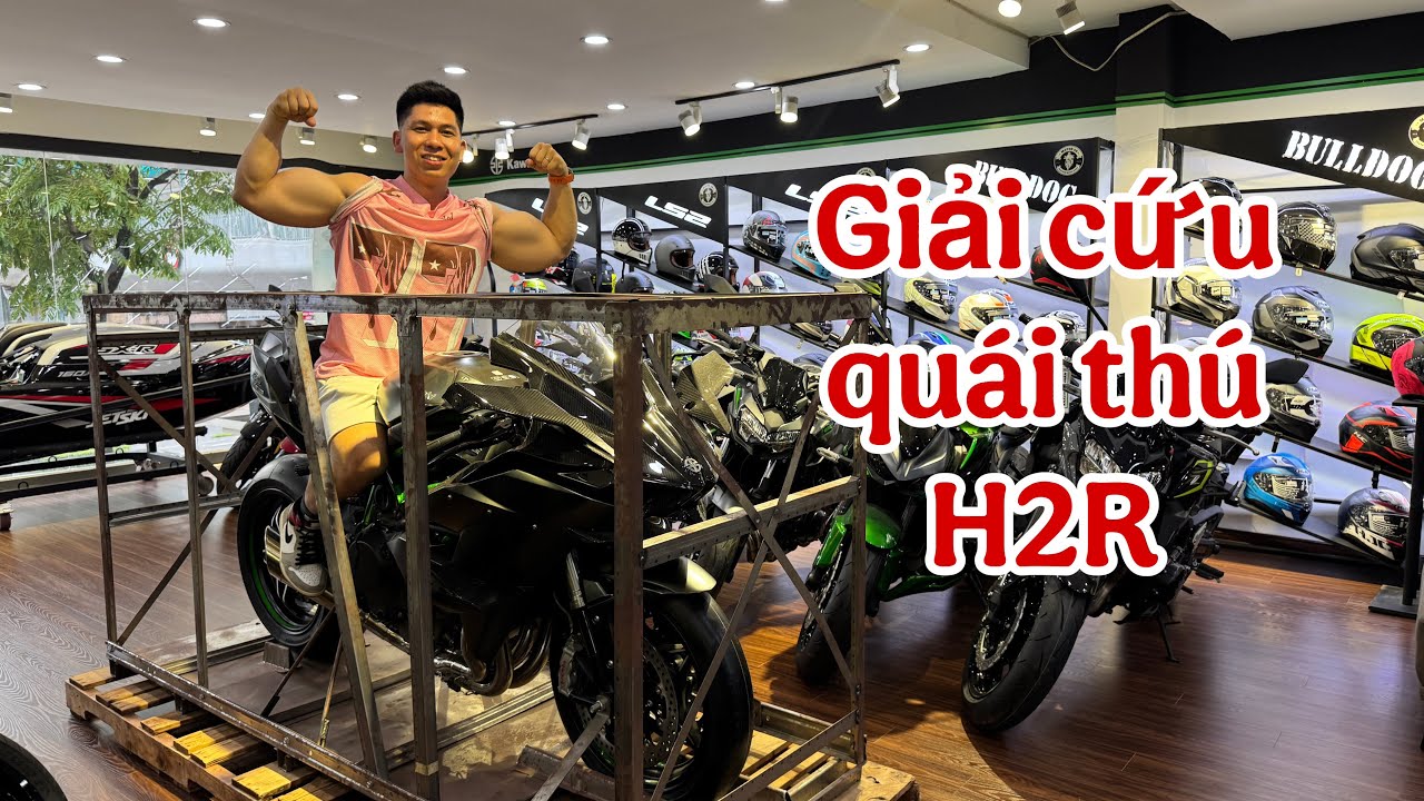 Vệ Sinh Giáp Kết Hợp Với Thăm Em Kawasaki Ninja H2R.
