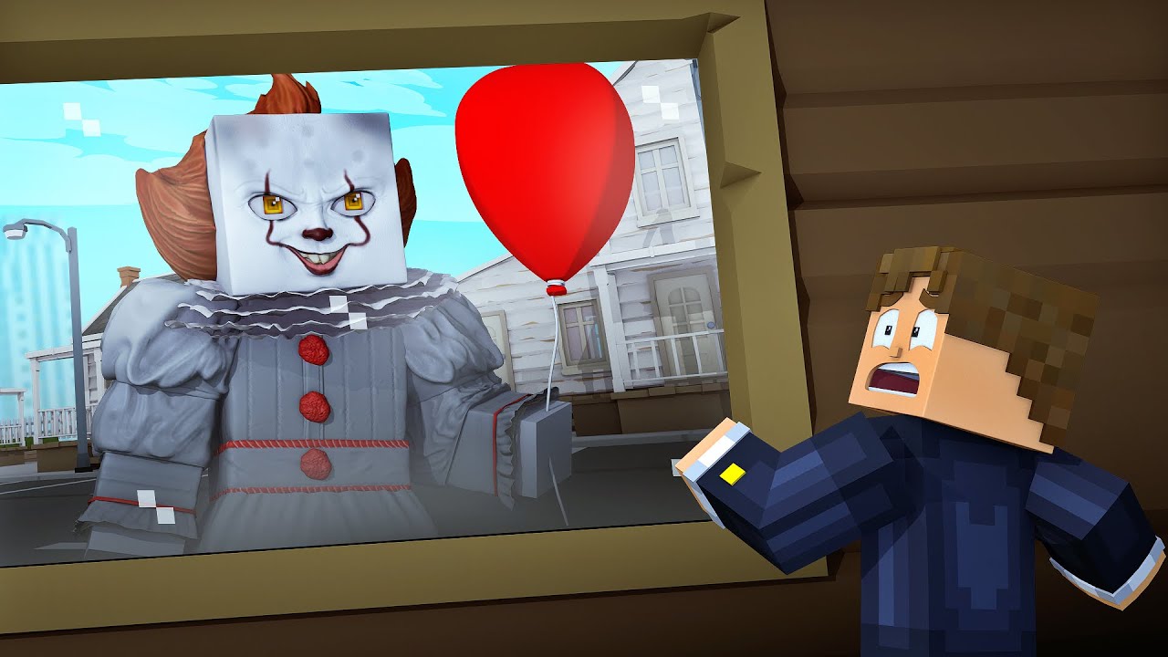 IT: A COISA INVADIU MEU MUNDO NO MINECRAFT !!