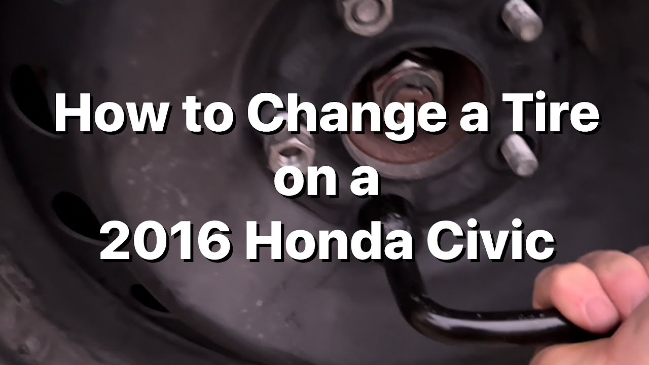 How to Change a Tire on a 2016 Honda Civic