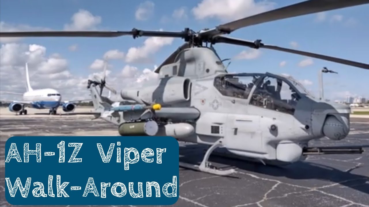 Bell AH-1Z VIPER Helicopter walk-around