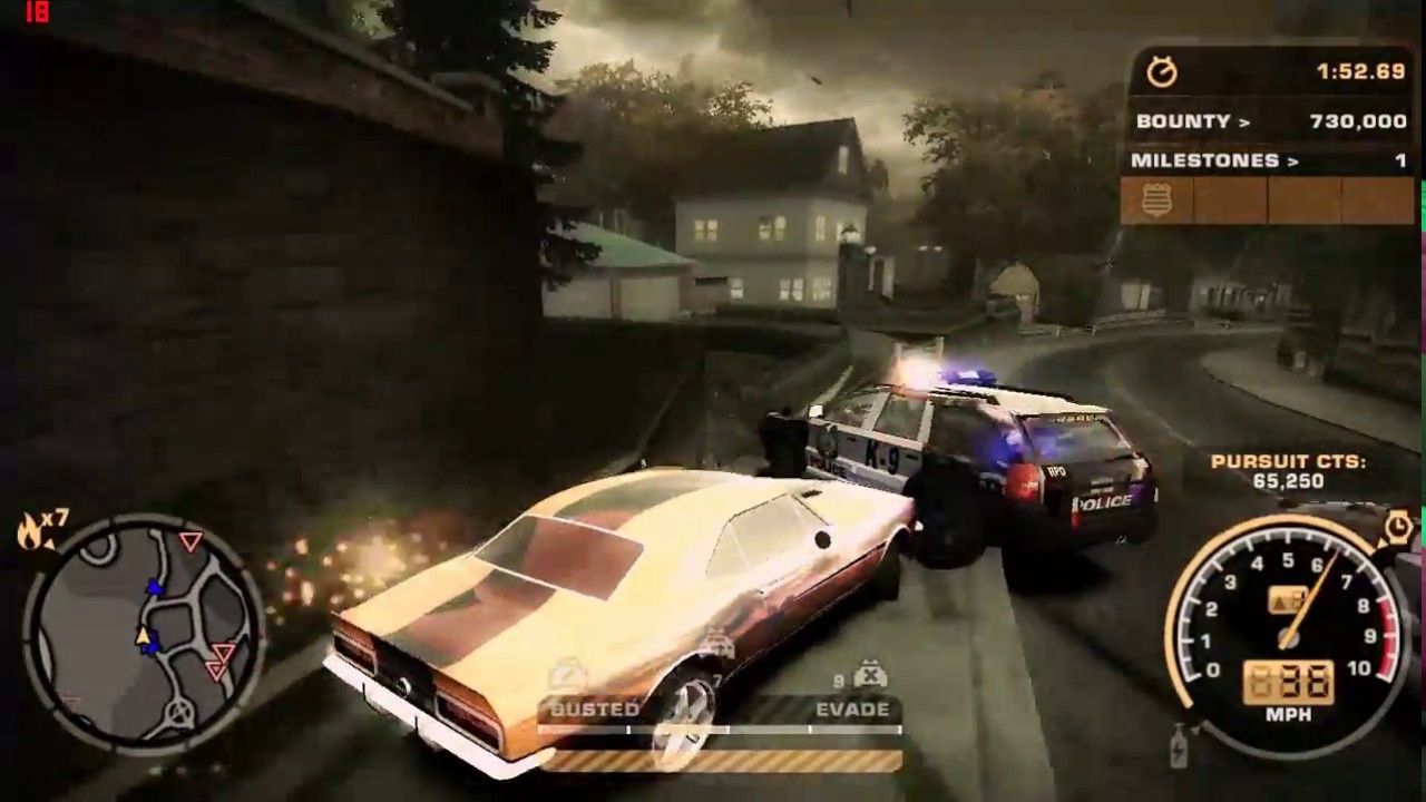 NFS - Most Wanted(2005) [500 000 Bounty Challenge]