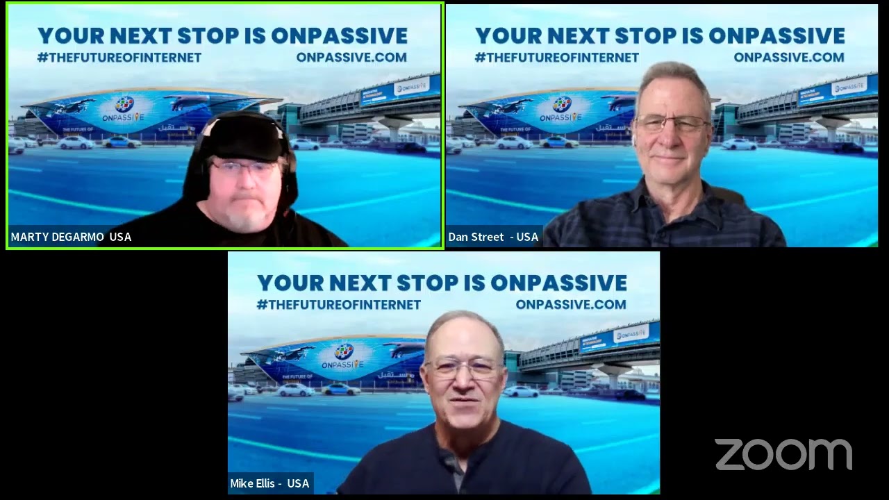 #ONPASSIVE ONPASSIVE Nation Marty Mike and Dan