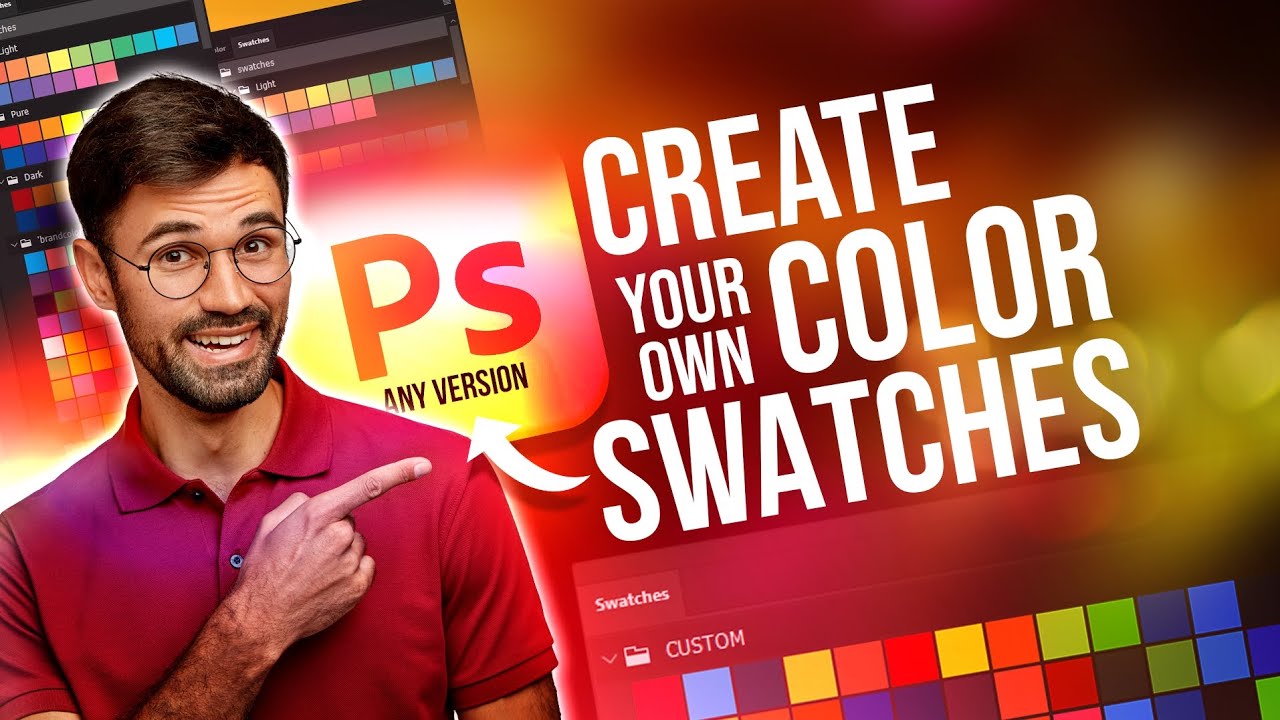 Как создать пользовательские образцы цветов в Photoshop