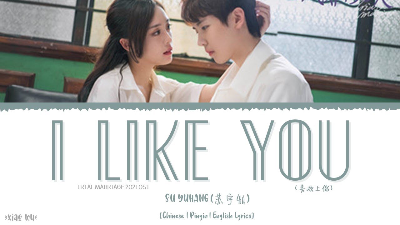 I Like You (喜欢上你) - Su Yuhang (苏宇航)《Trial Marriage 2021 OST》《试婚99天》Lyrics