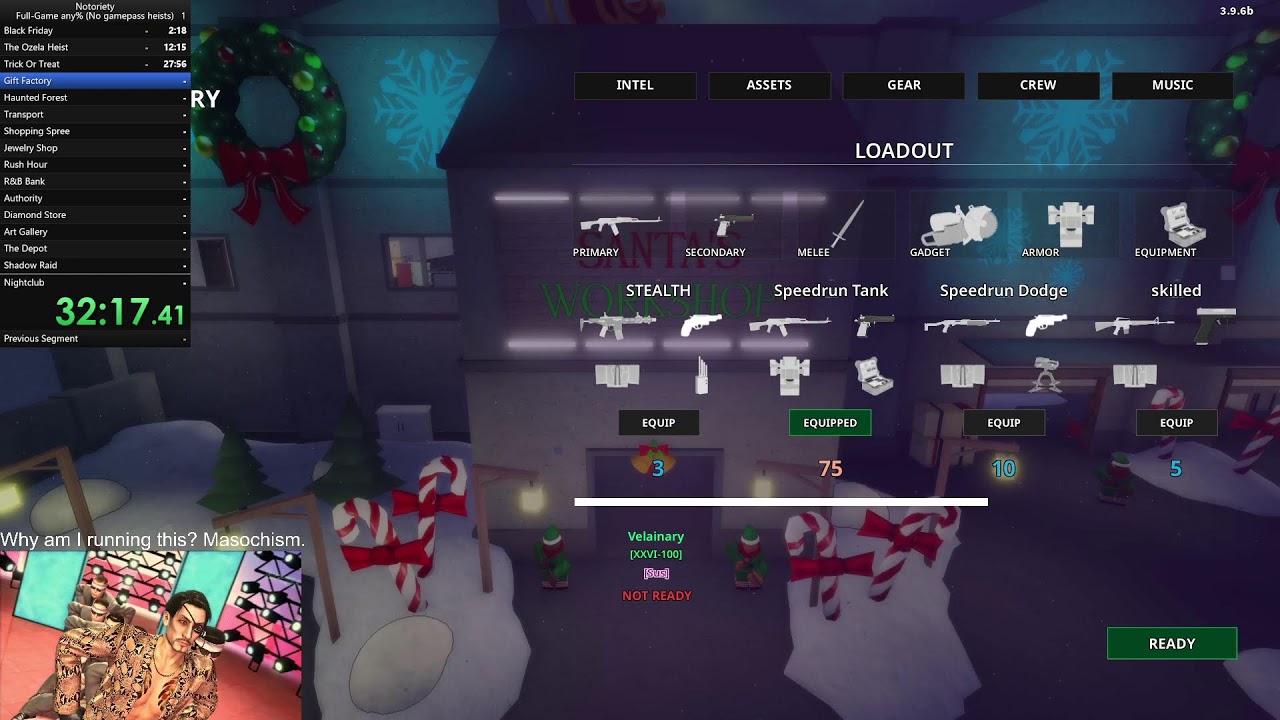 Roblox Notoriety speedrun Full-Game any% NIGHTMARE EDITION.