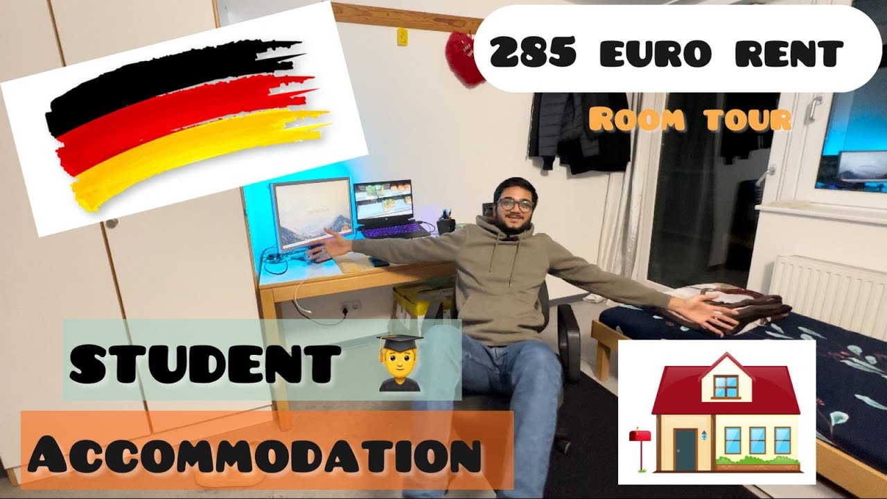Student Hostel In Germany | Germany Student Dorm Tour | 285 € Rent Sharing Room | Student Wohnung |