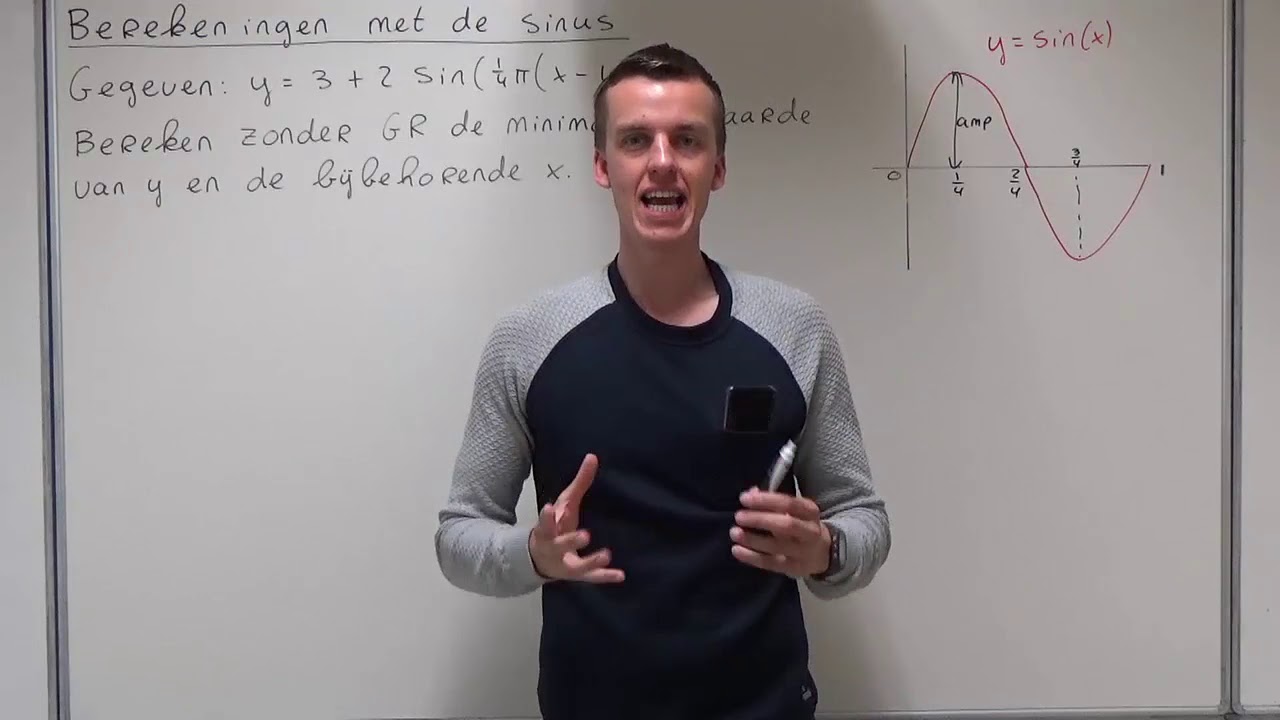 Berekeningen met de sinus (HAVO wiskunde B & VWO wiskunde A)