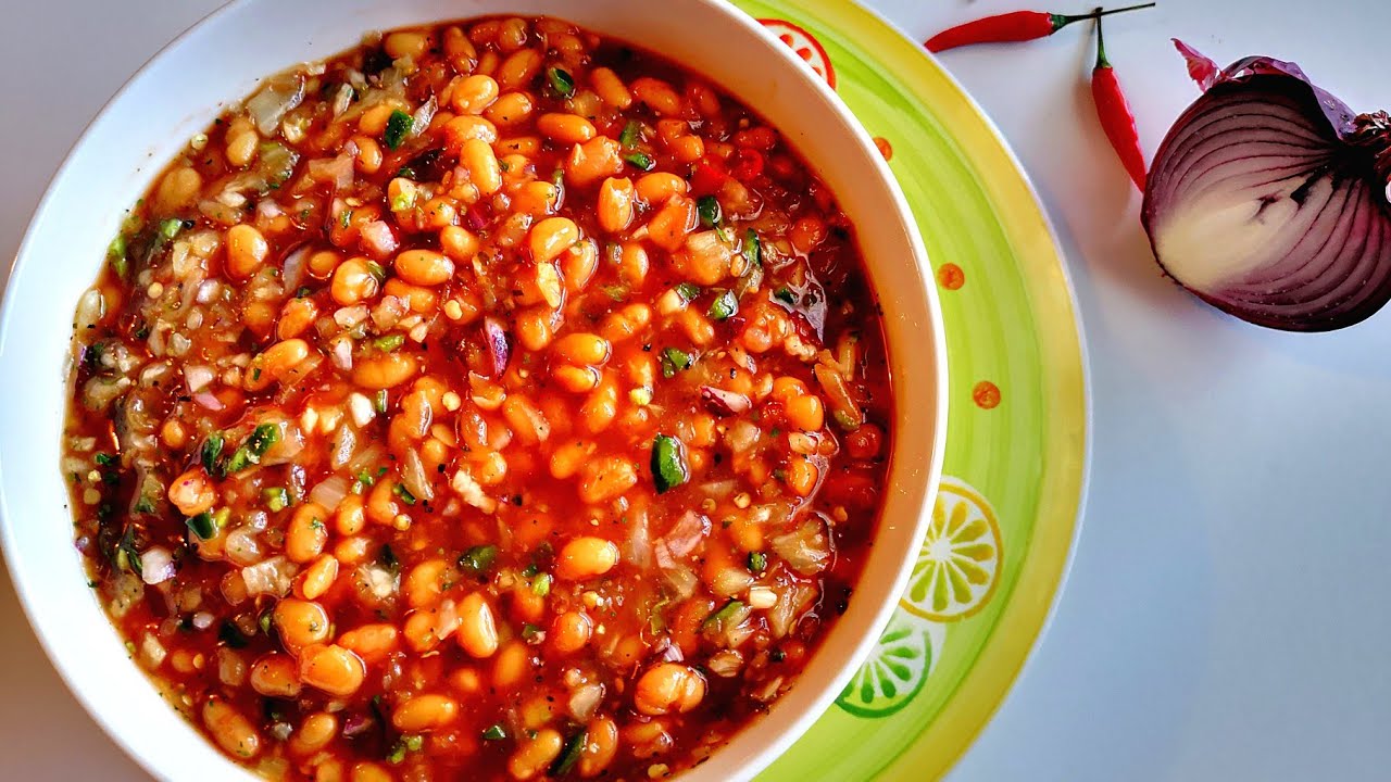 My famous Baked beans Salad.
