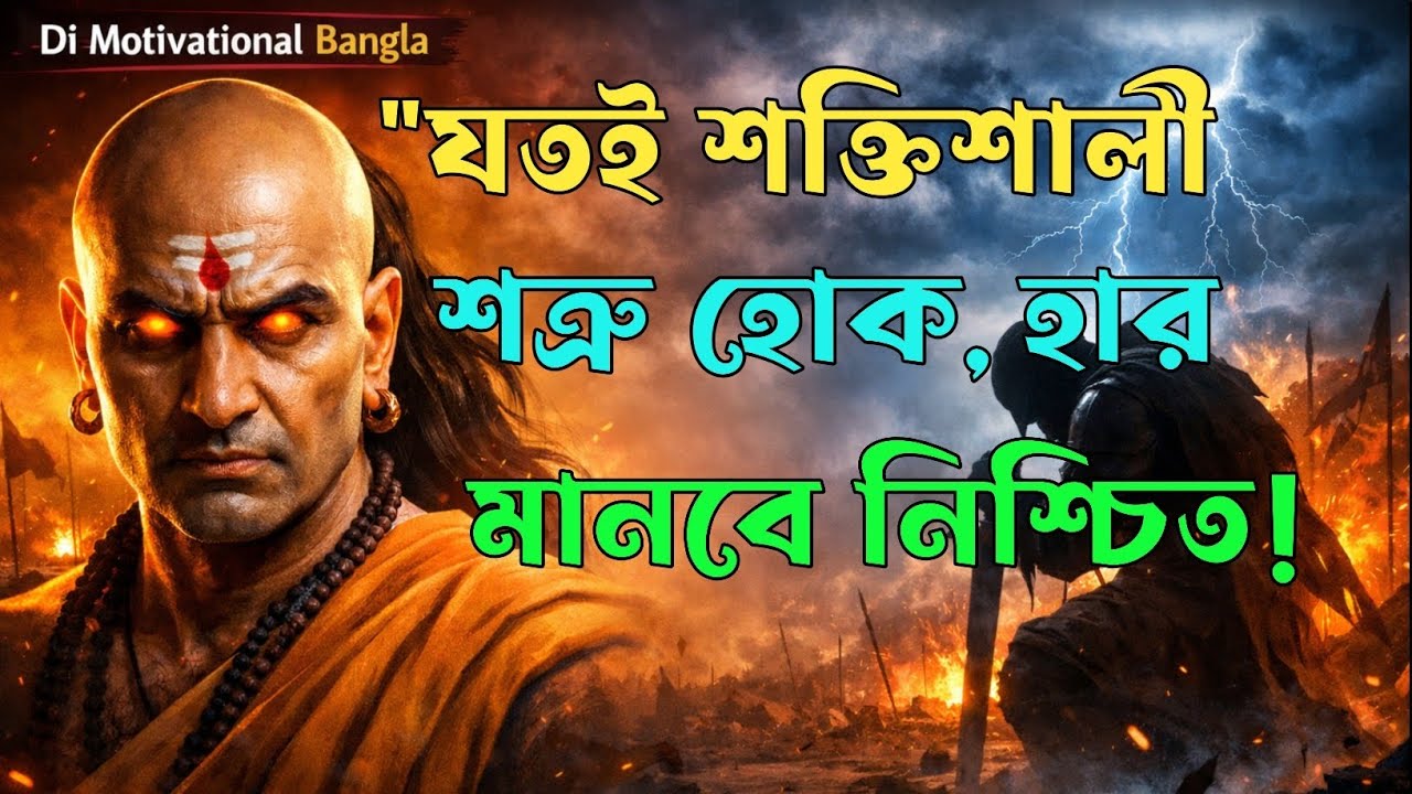 আপনার চেয়ে শক্তিশালী শত্রুকে পরাজিত করার ৬টি গোপন নিয়ম | Chanakya Niti by Di Motivational Bangla