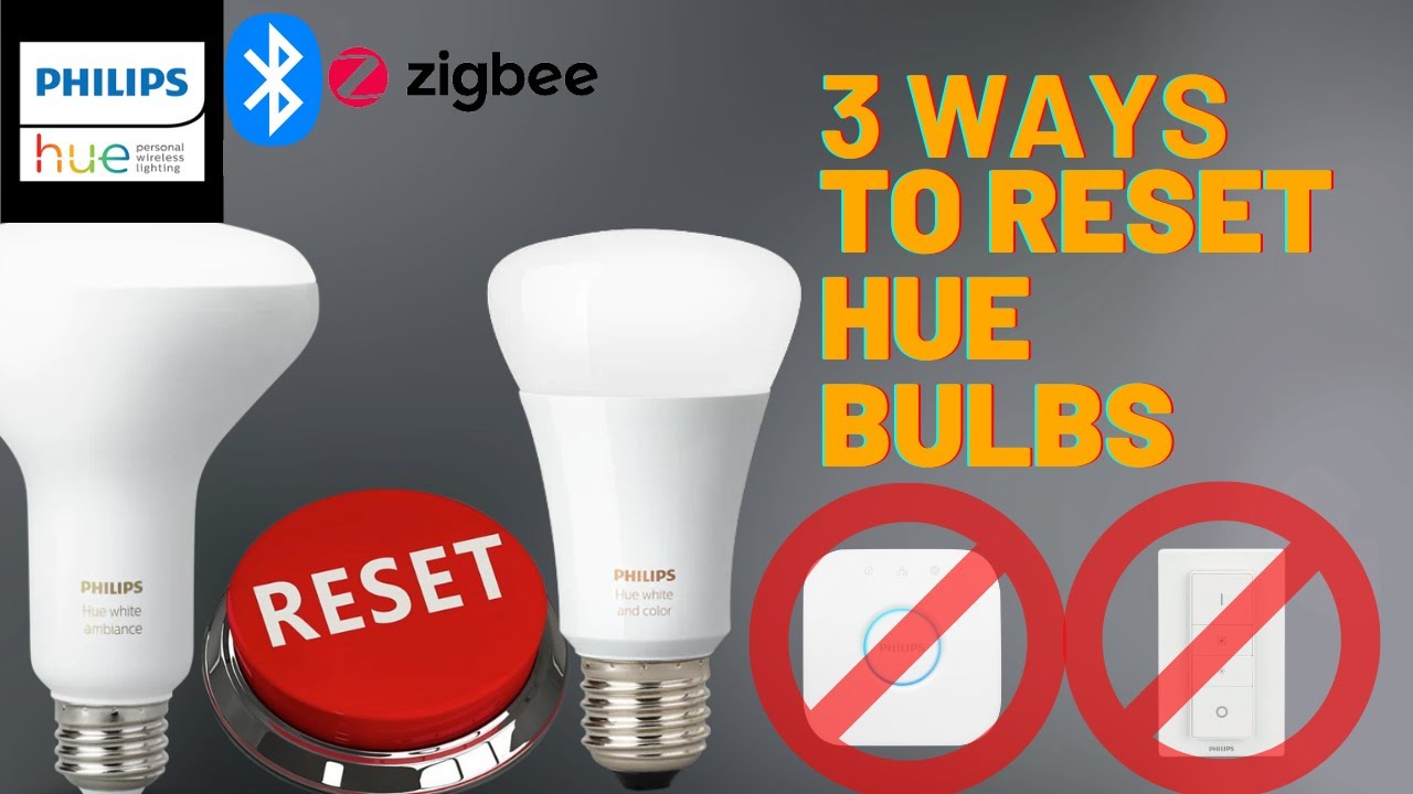 3 Easy Ways to Factory Reset Philips Hue Bulbs without a Bridge (No Dimmer!)
