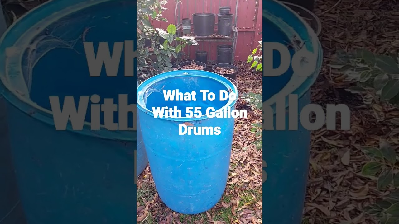 What To Do With 55 Gallon Drums #55gallondrums