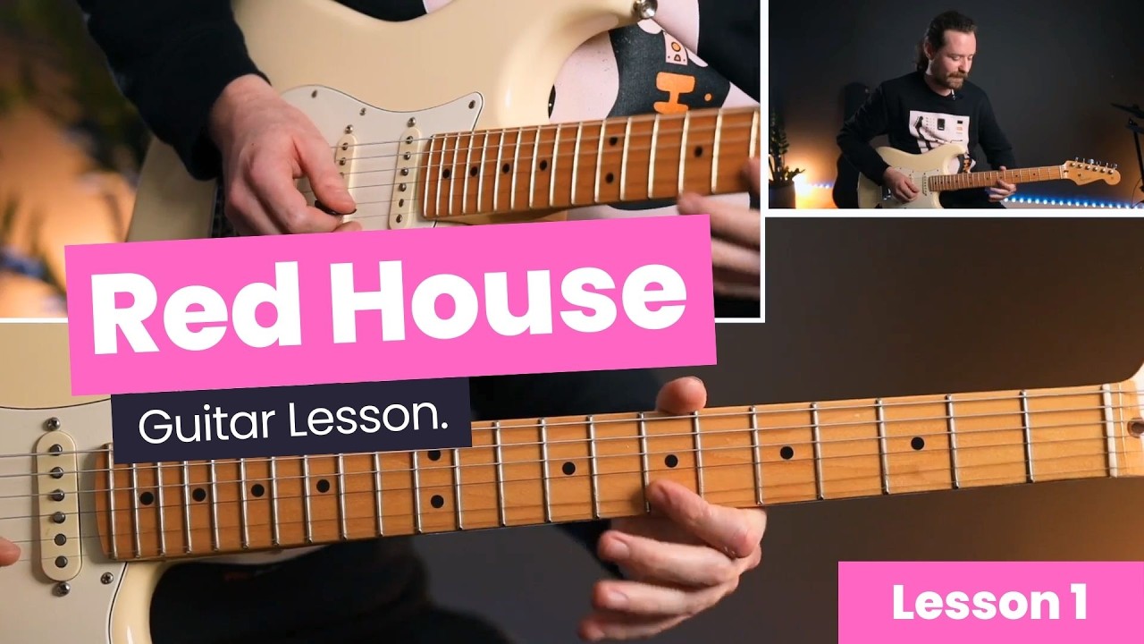 How To Play Red House Intro - Jimi Hendrix Guitar Lesson