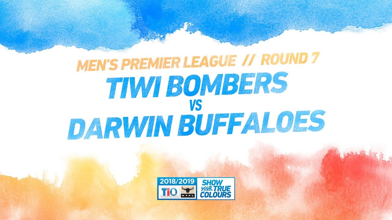 Tiwi Bombers vs Darwin Buffaloes: Round 7 - Men's Premier League: 2018/19 TIO NTFL