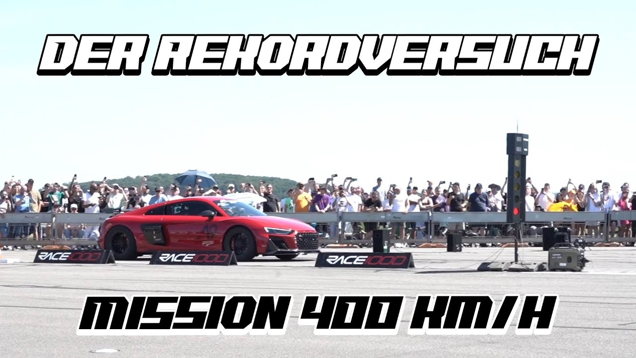 Street Performance Mission 400Km/h A9 Performance |  Wird es ein neuer 1/2 Mile Europarekord geben ?