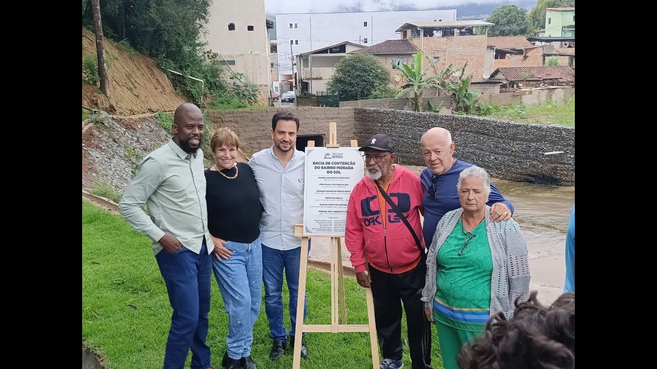 Fim dos alagamentos em Mariana; Bacia de Contenção do Bairro Morada do Sol é inaugurada