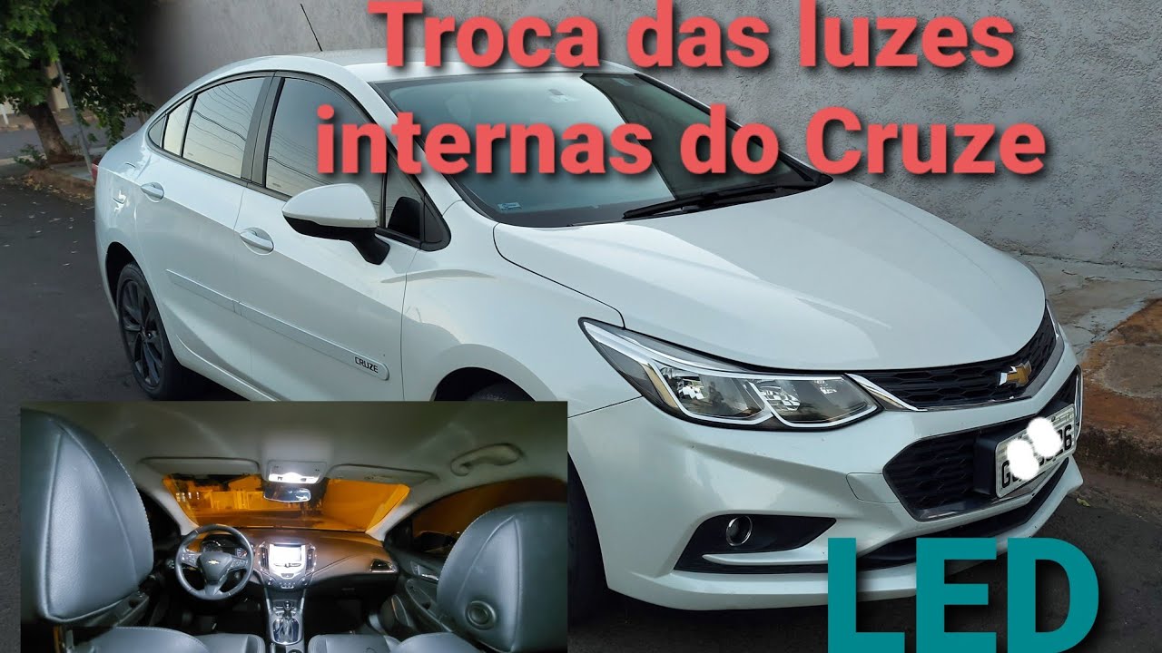 Troca de luz Interna LED no Cruze