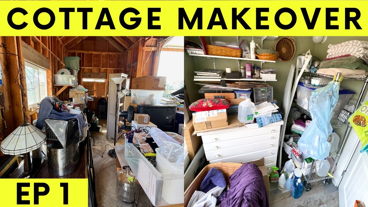 Making Over A 100 Yr Old Home Ep 1 - EXTREME DECLUTTER