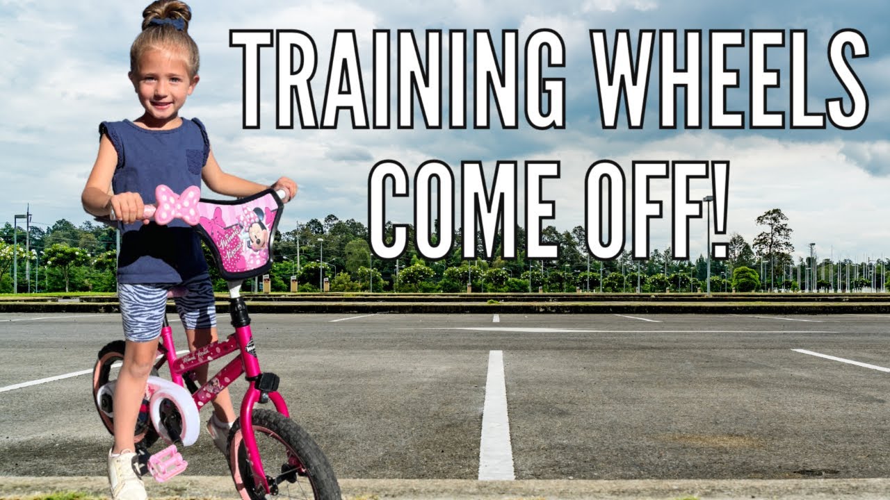 Her Training Wheels Come Off! | Stella Learns How to Ride a Bike