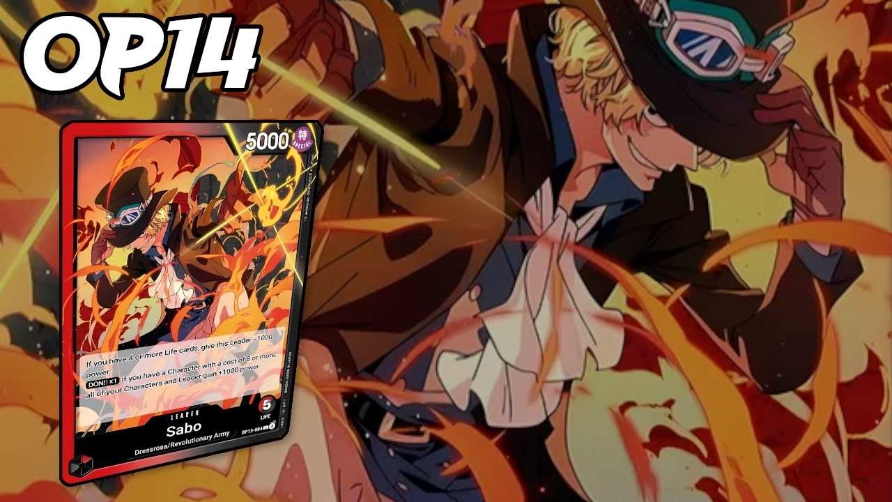 RB Sabo en OP14 ¿Es realmente competitivo? | Deck Profile + Gameplay