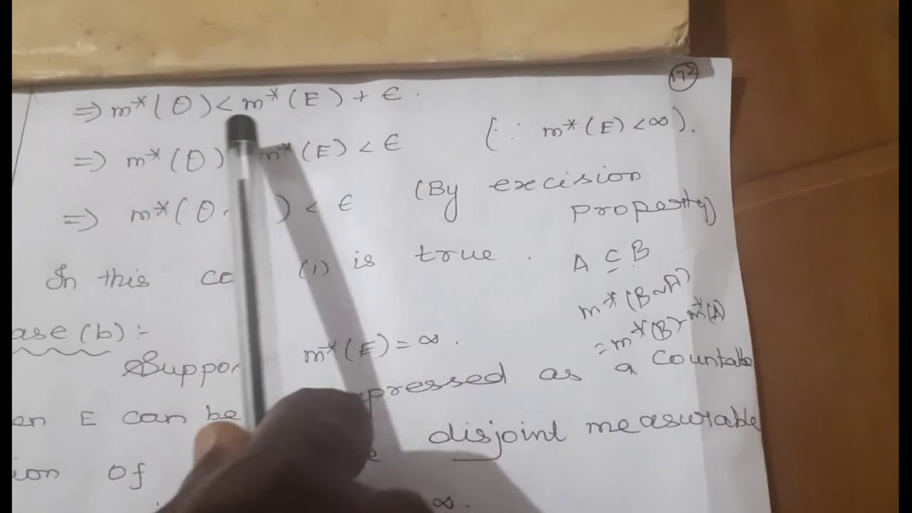MAT_II M.SC_SEM III_ MEASURE AND INTEGRATION _ OUTER AND INNER APPROXIMATION THEOREM
