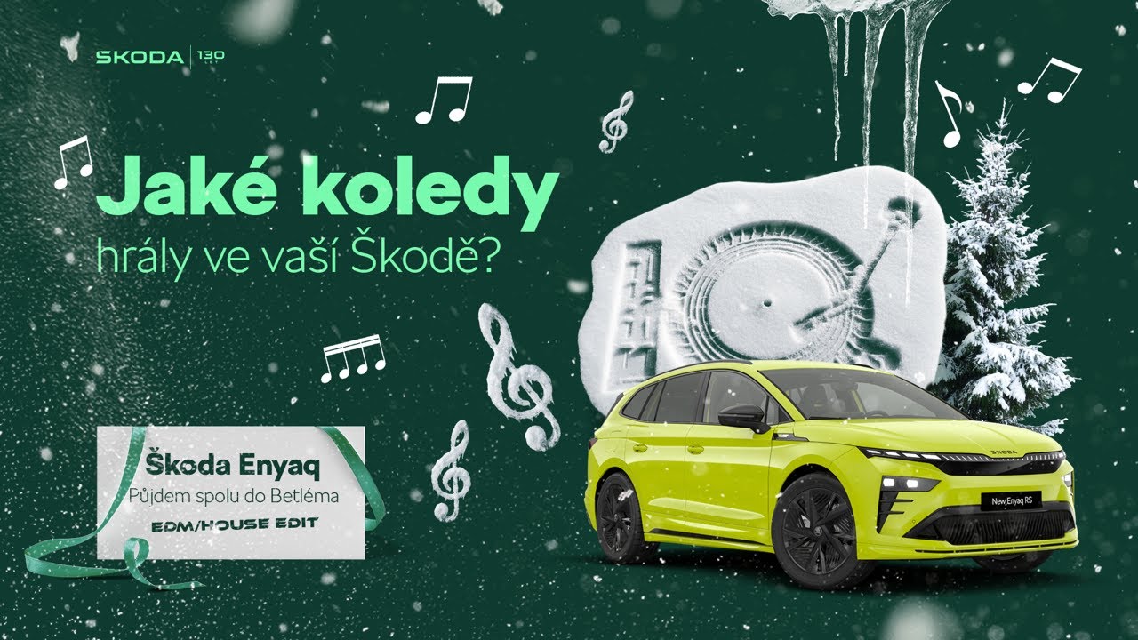 🎶 Půjdem spolu do Betléma | Škoda Enyaq & house