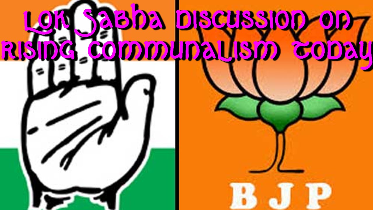 Congress and BJP  face off about communal tension & violence