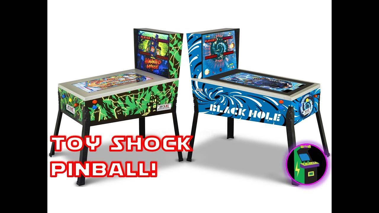 Toy Shock 21C Digital Black Hole & Haunted House Pinball Gameplay!