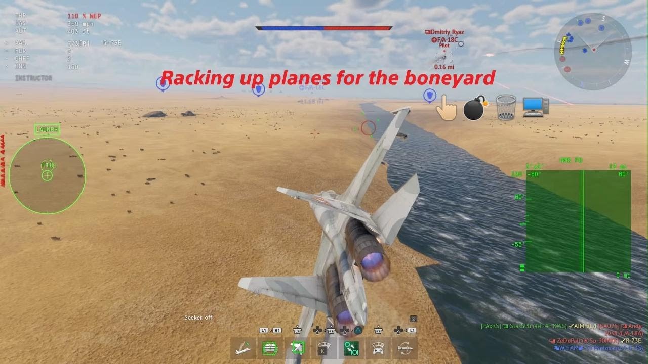War Thunder_Bombing these MFs Racking up planes for the Boneyard