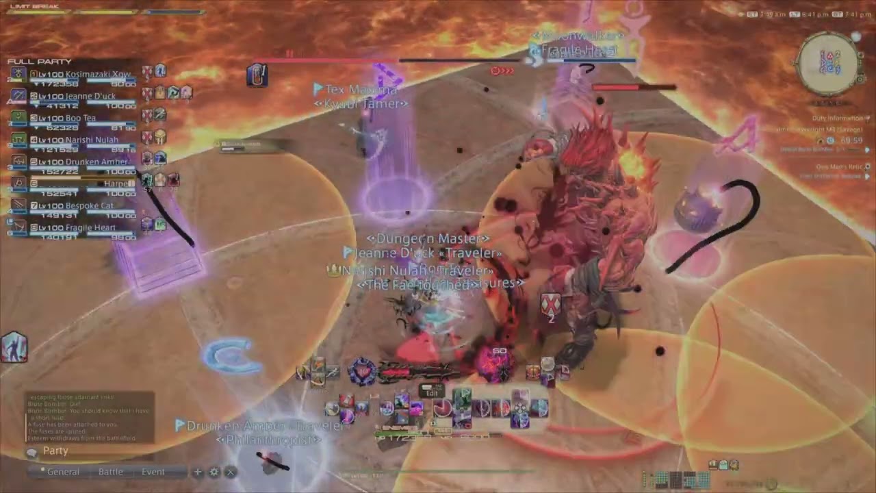 FFXIV ARCADION M3S - BRUTE BOMBER - PF CLEAR TANK POV