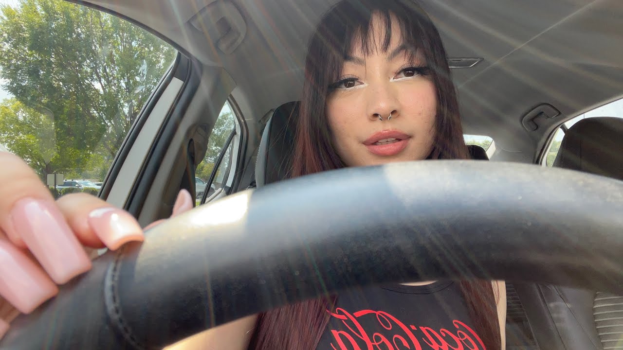 lofi ASMR in my car (no talking) | tapping triggers