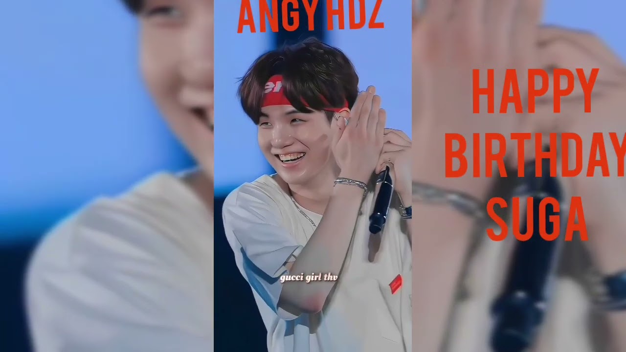 Feliz cumpleaños  suga se q es el 9 pero para ti es hoy 8 dejó esta canción espero les guste 💜💜💜