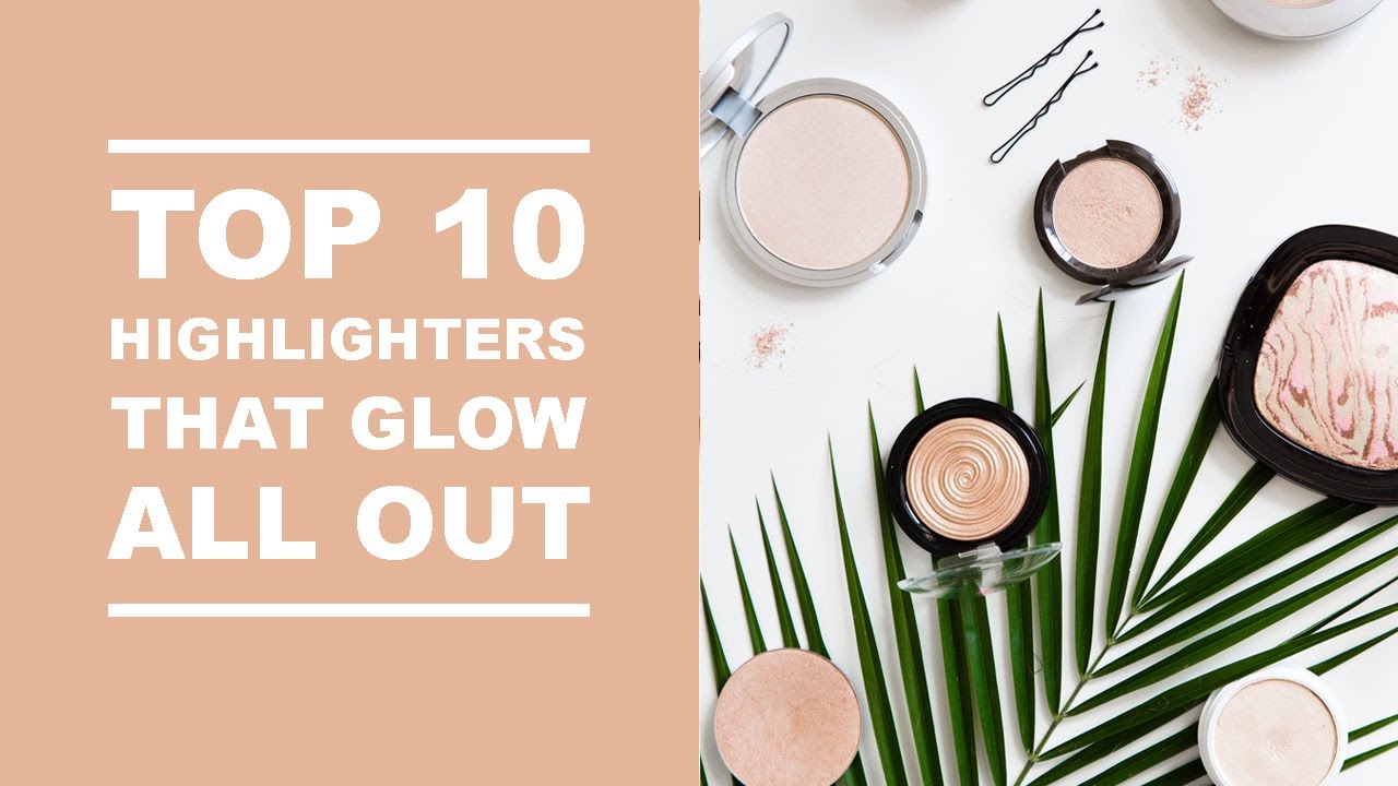 TOP 10 BLINDING HIGHLIGHTERS DRUGSTORE & HIGH-END! I #VLOGMAS I COCOCHIC