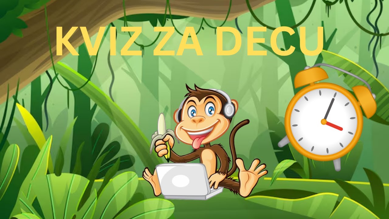 Kviz za decu od 2 do 6 godina