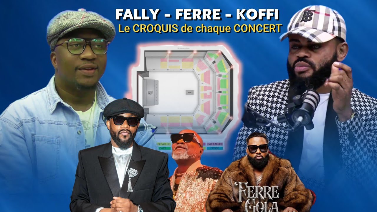 KOFFI problème d'organisation à GENEVA, FERRÉ impossible de faire 2 BERCY, FALLY Croquis de vente...