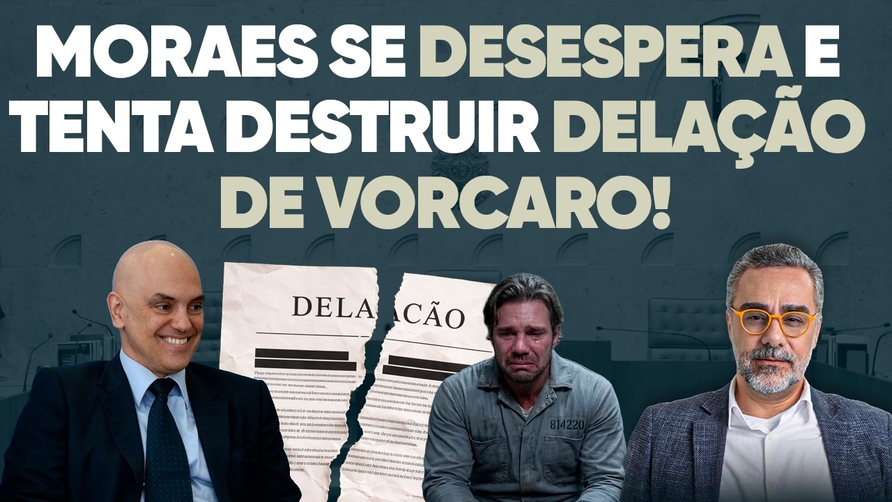 🚨 URGENTE: Moraes entra em desespero e tenta destruir dela&ccedil;&atilde;o de Vorcaro no STF!