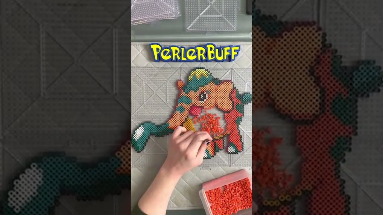 #878 Cufant - Pok&eacute;mon Perler Bead Timelapse