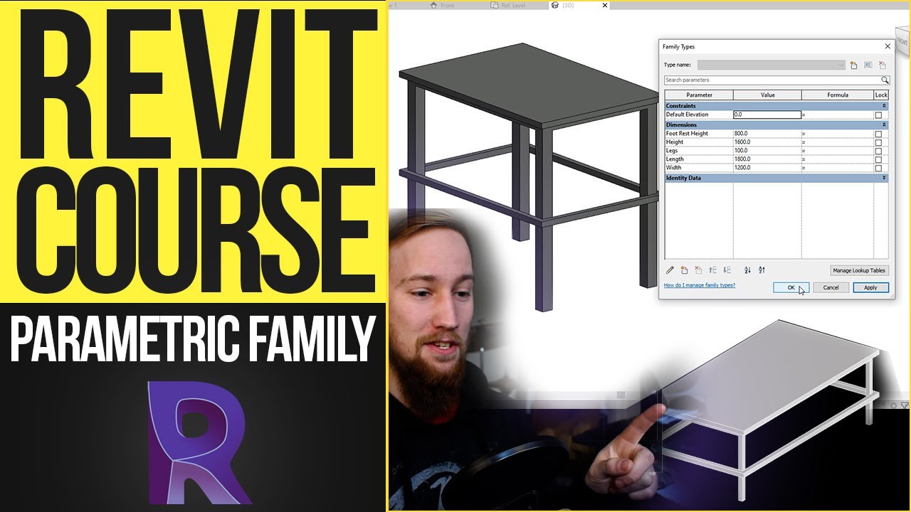 Учебное пособие по параметрическому семейству Revit | Промежуточный курс Revit 06