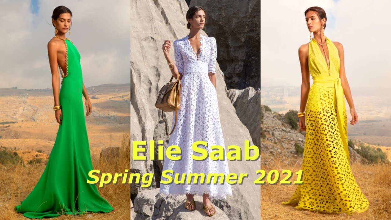 Elie Saab fashion collection  Spring Summer 2021 | Эли Сааб модная коллекция весна лето 2021